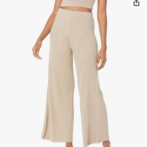 Knit wide leg XXL pants - part of a set!